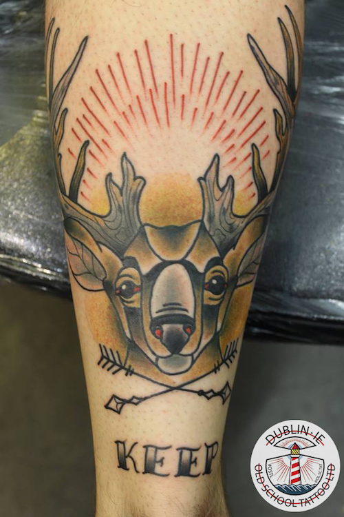 stag tattoo